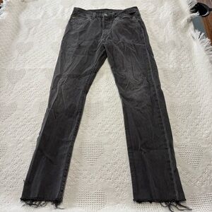 Levi’s 501 Black Distressed Jeans (27x30)